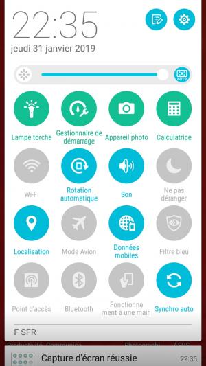 Wifi et Bluetooth desactive