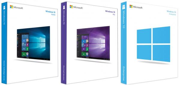 3 versions de Windows