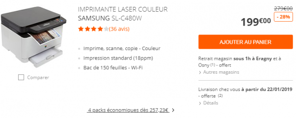 imprimante laser couleur