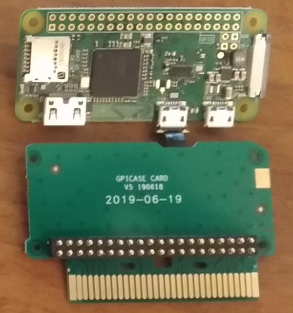 Pi0 et GPi Case carte mere