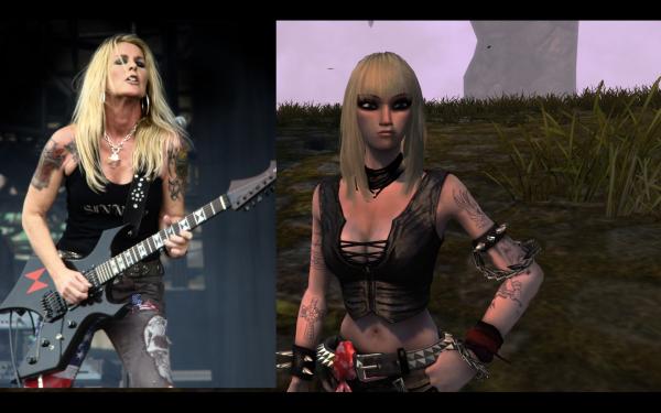 Lita Ford et son double