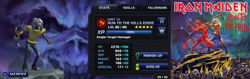 Run To The Hills-Eddie